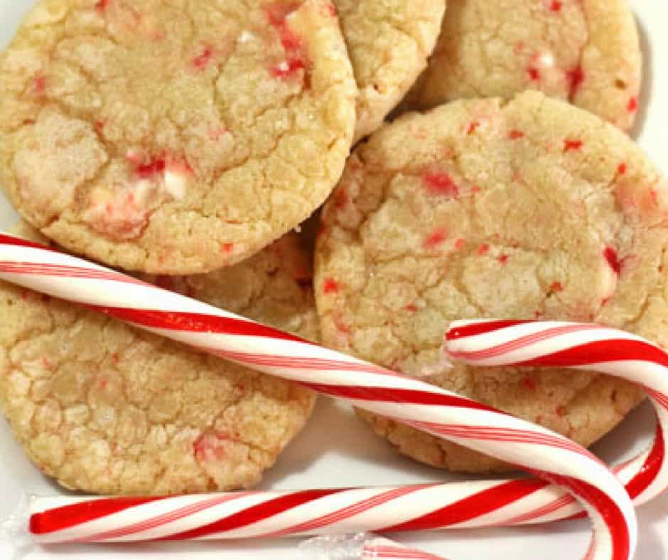 Candy Cane Crinkle Cookies Recipe for Christmas Recipes & Me