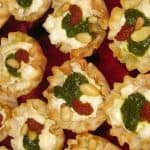 Savory Christmas tartlets