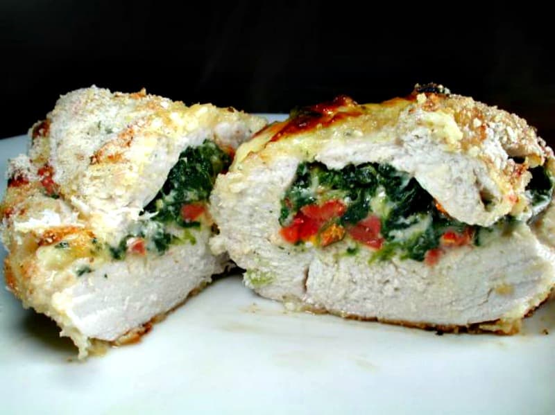 Spinach Stuffed Chicken Breasts Recipe Recipes Me