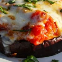 Gluten free eggplant Parmesan