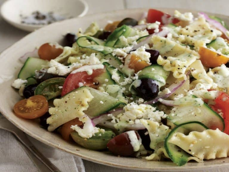 Greek Pasta Salad With Feta Cheese Recipes & Me