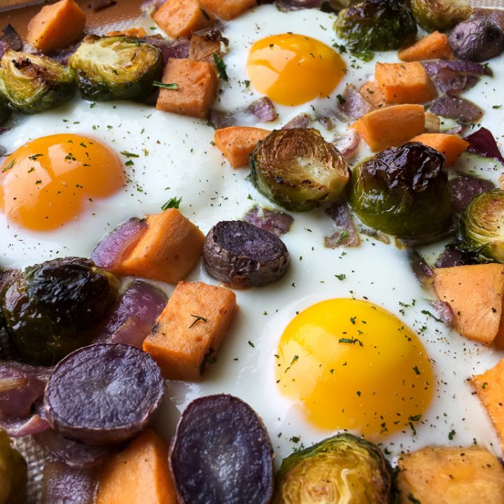 Roasted Sweet Potatoes and Eggs for Breakfast or Any Time Recipes & Me