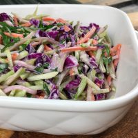 Healthy, delicious and simple broccoli slaw
