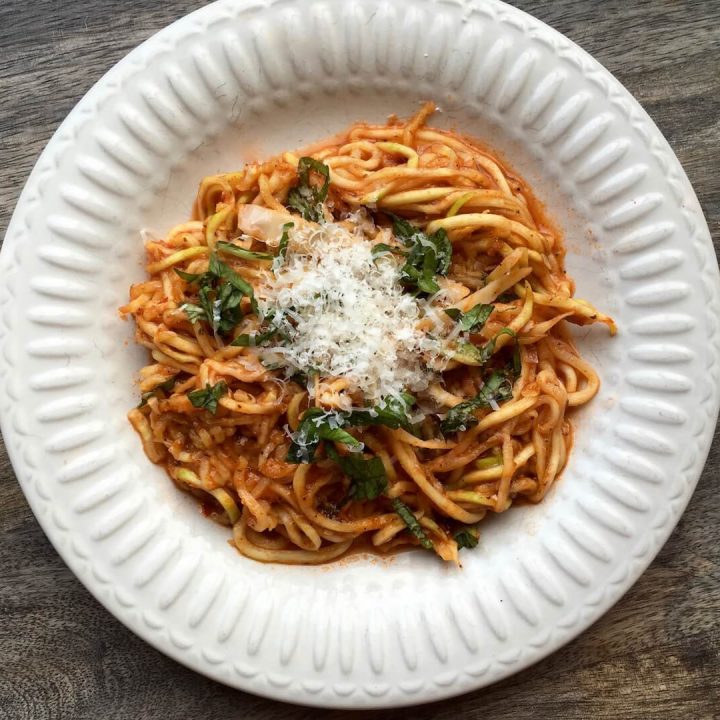 Zucchini Noodles with Arrabbiata Sauce Recipes & Me