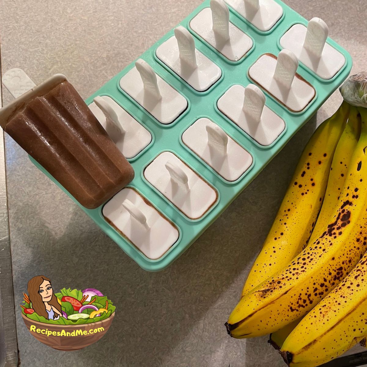 Healthy Banana Popsicles Recipe With Protein Powder (Optional)